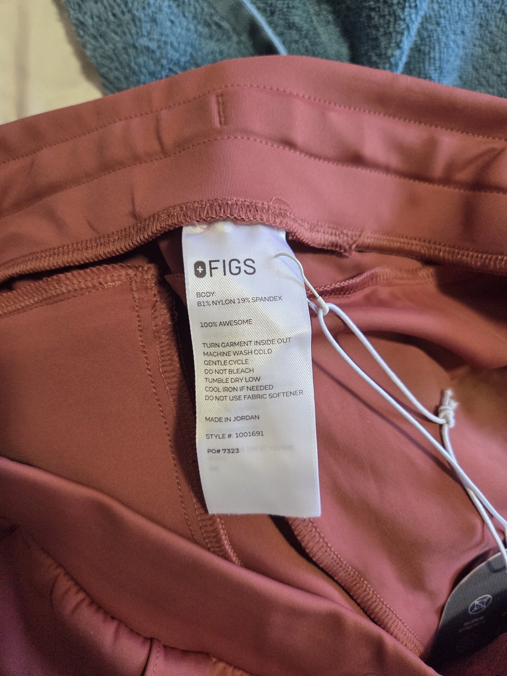 NWT FIGS Salina High-Rise FORMx Wide-Leg Scrub Pants Sienna Large - Picture 5 of 6